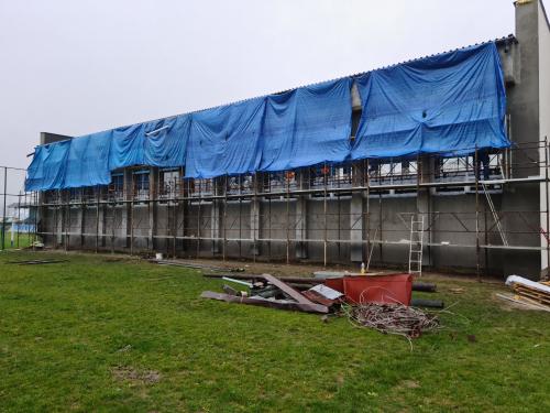 Rekonštrukcia  telocvične v Jesenskom / A tornaterem felújítása