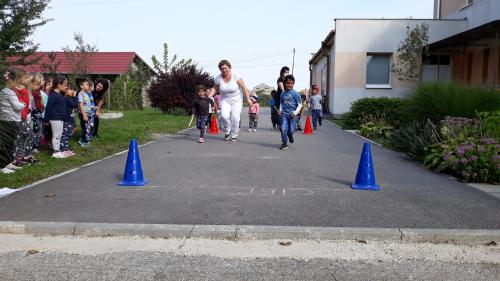 Triatlon v materskej škole v Jesenskom