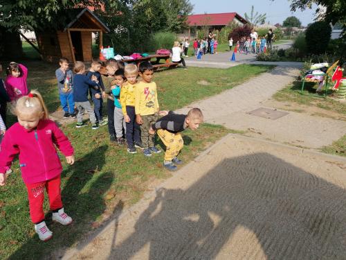 Triatlon v materskej škole v Jesenskom