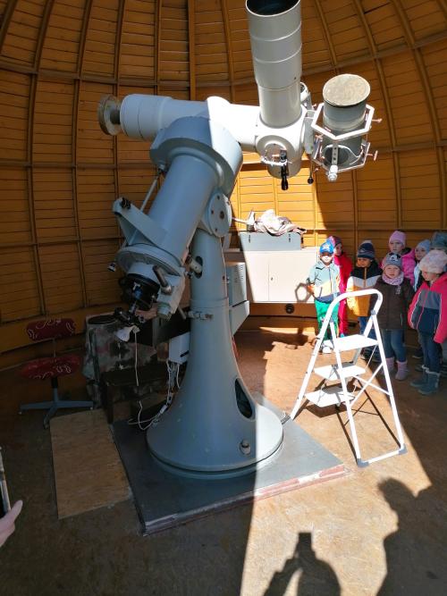Exkurzia do hvezdárne / Tanulmányi kirándulás a csillagvizsgálóban
